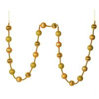 Vickerman 6' Honey Gold Ball Ornament Garland