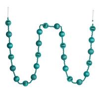 Vickerman 6' Teal Ball Ornament Garland