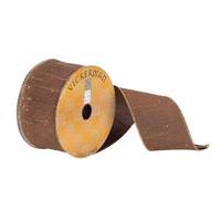 Vickerman 2.5" x 10Yd Chocolate Dupion Glitter Wired Ribbon