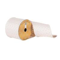 Vickerman 4" x 10Yd Champagne Woven Net Dupion Ribbon