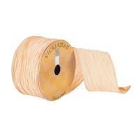 Vickerman 2.5" x 10Yd Orange Woven Textured Dupion Ribbon