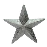 Vickerman 23" Pewter Glitter Star Ornament