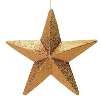 Vickerman 23" Copper Glitter Star Ornament