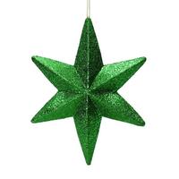 Vickerman 20" Green Glitter Bethlehem Star Ornament