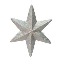 Vickerman 20" Silver Glitter Bethlehem Star Ornament