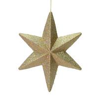 Vickerman 20" Champagne Glitter Bethlehem Star Ornament