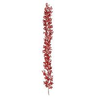 Vickerman 6' Artificial Red Glitter Berry Garland