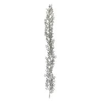 Vickerman 6' Silver Artificial Glitter Berry Garland