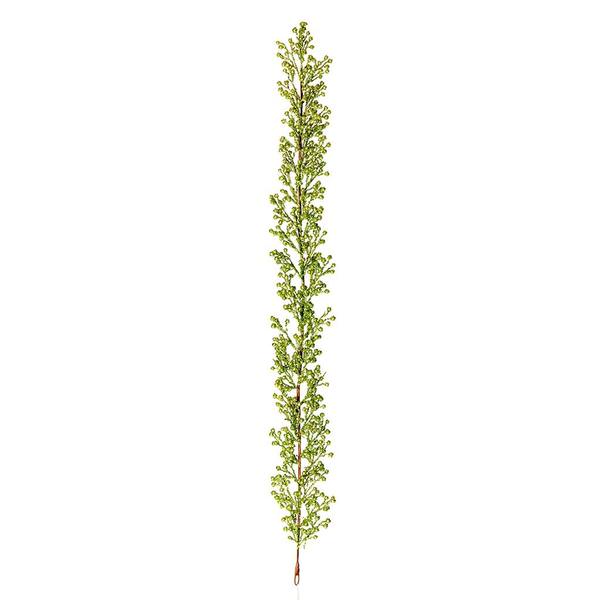 6' Artificial Lime Glitter Berry Garland