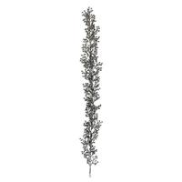 Vickerman 6' Artificial Pewter Glitter Berry Garland