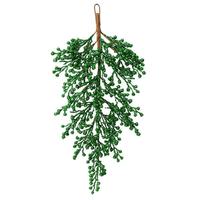 Vickerman 33" Artificial Green Glitter Berry Teardrop