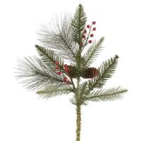 Vickerman 18" Artificial Vallejo Mix Pine Berry Spray (4 pack)