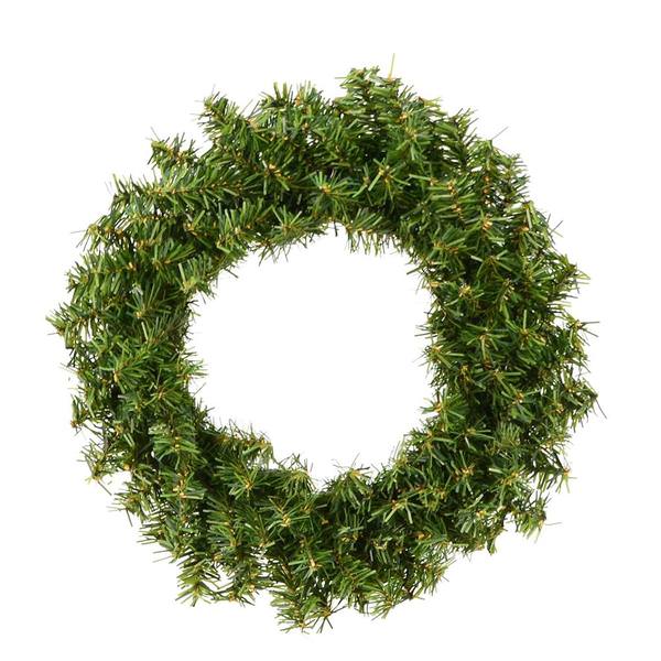6" Artificial Mini Pine Wreath (6 pack)