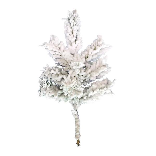 18" Artificial Flocked Alaskan Pine Spray (4 pack)