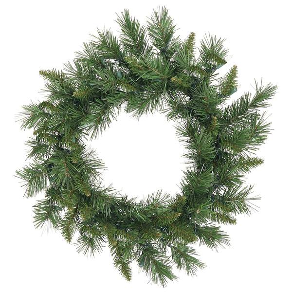 18" Artificial Imperial Pine Wreath (2 pack)