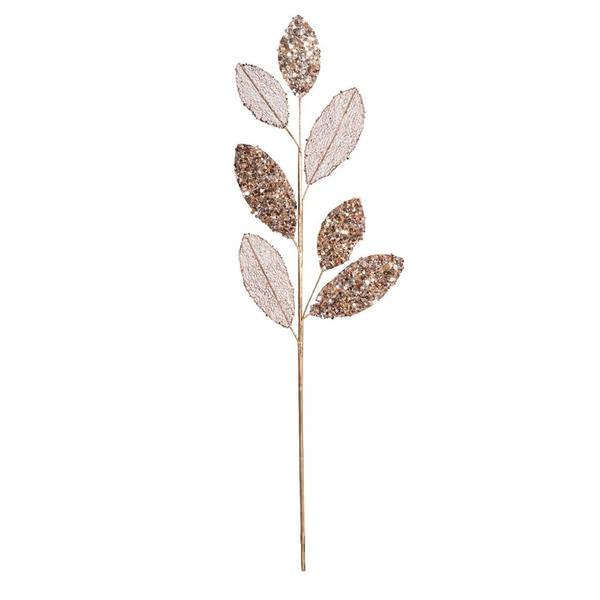 20" Chocolate Mesh Apple Leaf Spray (3 pack)