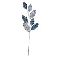 Vickerman 20" Blue Mesh Apple Leaf Spray (3 pack)