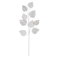 Vickerman 20" White Mesh Mulberry Leaf Spray (3 pack)