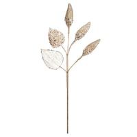 Vickerman 20" Gold Magnolia Bulb Spray (3 pack)