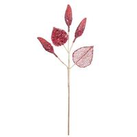Vickerman 20" Red Magnolia Bulb Spray (3 pack)