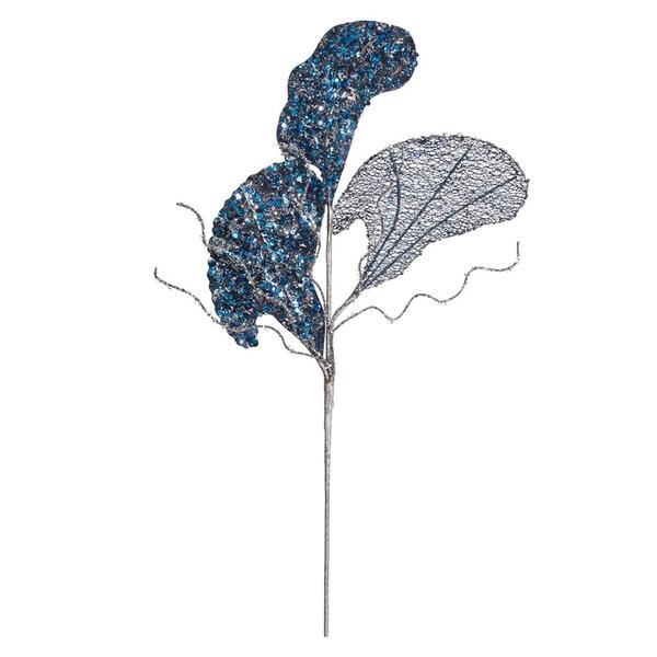 20" Blue Fiddle Leaf Fig Glitter Spray (3 pack)