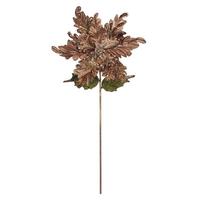 Vickerman 20" Chocolate Poinsettia 14" Flower Pick (3 pack)