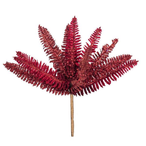 20" Red Fern Flower (3 pack)