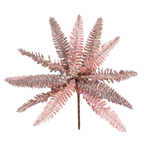 20" Rose Gold Fern Flower (3 pack)
