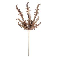 Vickerman 20" Artificial Chocolate Petal Flower Spray (3 pack)
