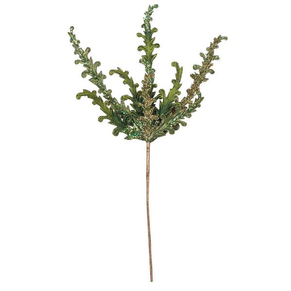 20" Artificial Green Petal Flower Spray (3 pack)