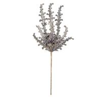 Vickerman 20" Artificial Silver Petal Flower Spray (3 pack)