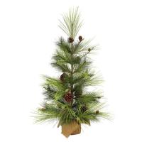 Vickerman 4' x 25" Artificial Larkspur Pine