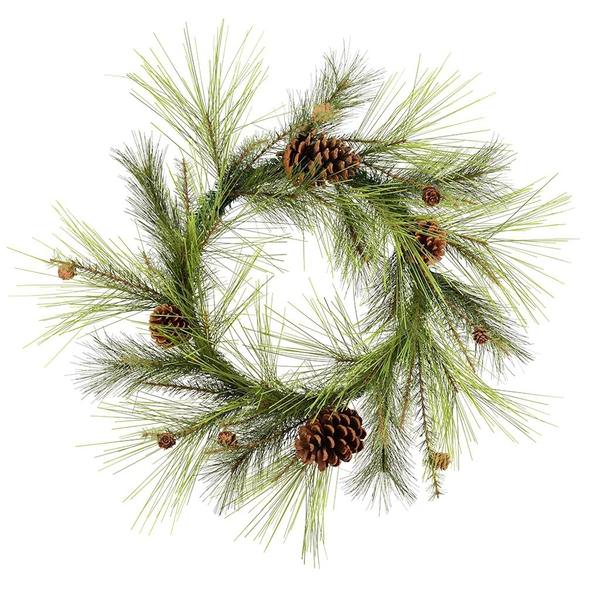 24" Artificial Larkspur Pine