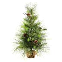 Vickerman 4' x 25" Artificial Boulder Pine