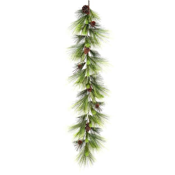 6' x 15" Artificial Boulder Pine Garland