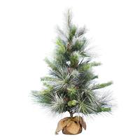 Vickerman 3' x 23" Artificial Frosted Myers Pine