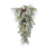Vickerman 36" Artificial Frosted Myers Pine Teardrop