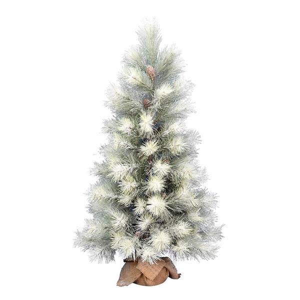 48" Artificial Norfolk Frosted Pine