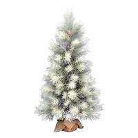 Vickerman 48" Artificial Norfolk Frosted Pine