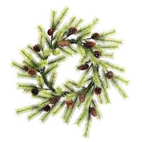 Vickerman 24" Artificial Austrian Pine