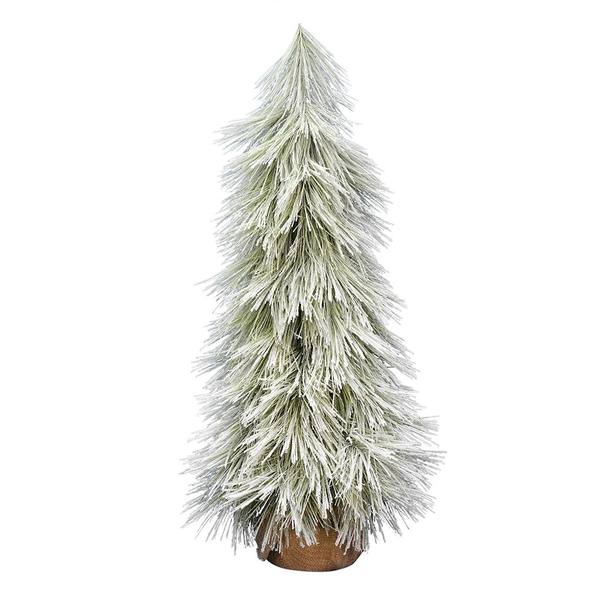 4' Artificial Flocked Coutler Pine