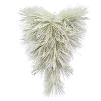 Vickerman 30" Artificial Flocked Coutler Pine Teardrop