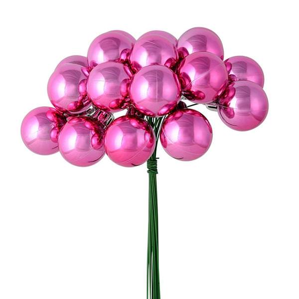 6" Mauve Shiny Ball Pick (2 pack)
