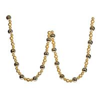 View 9' Gold Assorted Ball Garland