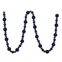 View 9' Midnight Blue Assorted Ball Garland