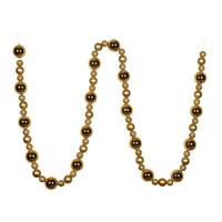 View 9' Copper Gold Assorted Ball Garland