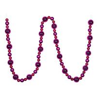 Vickerman 9' Fuchsia Assorted Ball Garland