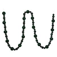 Vickerman 9' Midnight Green Assorted Ball Garland