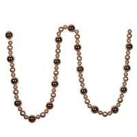 Vickerman 9' Cafe Latte Assorted Ball Garland