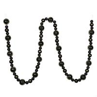 Vickerman 9' Gunmetal Assorted Ball Garland